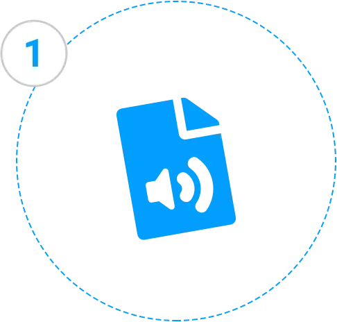 Illustration of an audio file