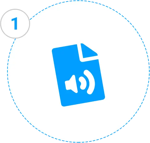Illustration of a sound file