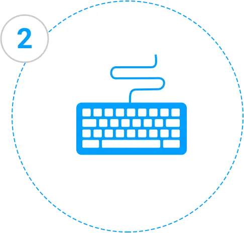 Illustration of a keyboard